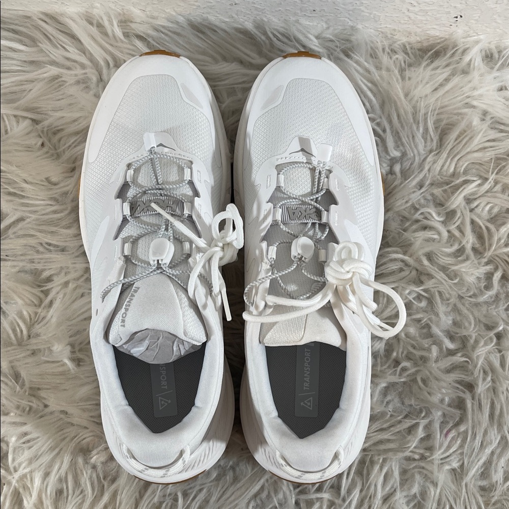 HOKA Women's Transport White Athletic Walking Shoes Sneakers Size 9.5 B NEW - Picture 8 of 16